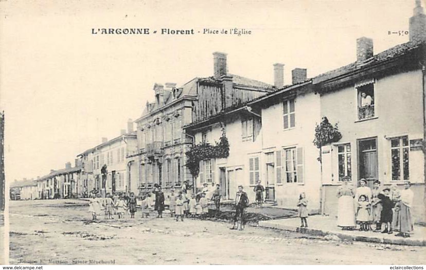 Florent       55         L'Argonne.  Place De L'église       (voir Scan) - Sonstige & Ohne Zuordnung