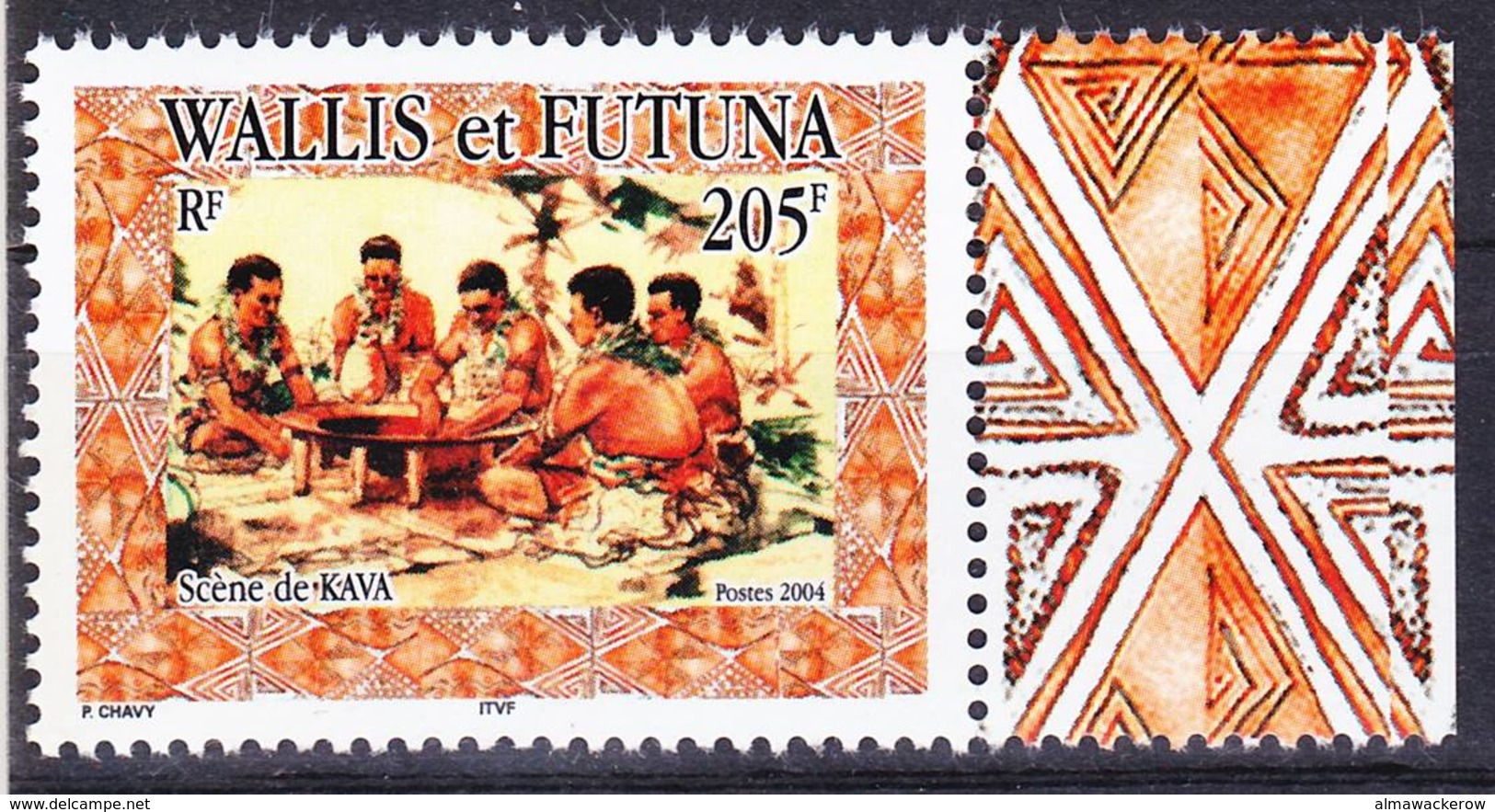 2018-0167 Wallis Et Futuna 2004 Cérémonie Kava Mi 869 MNH ** - Unused Stamps