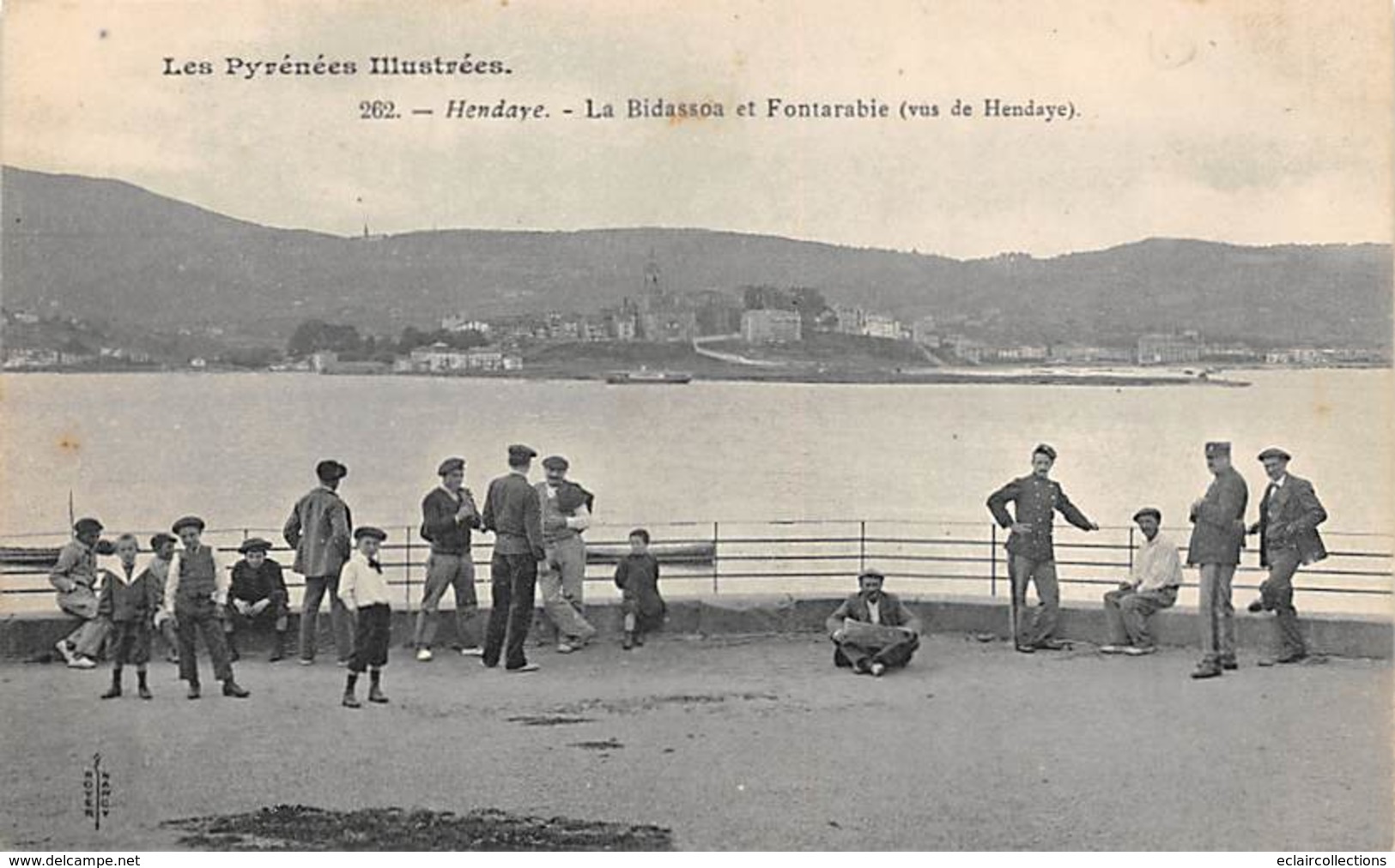 Hendaye          64       La Bidassoa Et Fontarabie     Vus De Hendaye        (voir Scan) - Hendaye