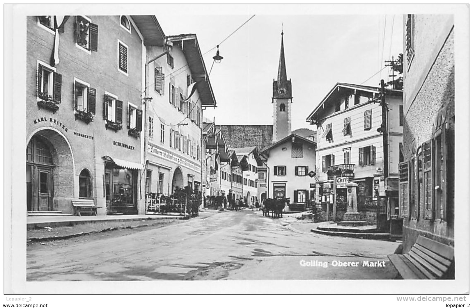 Autriche Austria Osterreich GOLLING Oberer Markt CPSM PF Verlag C. Jurischek - Golling