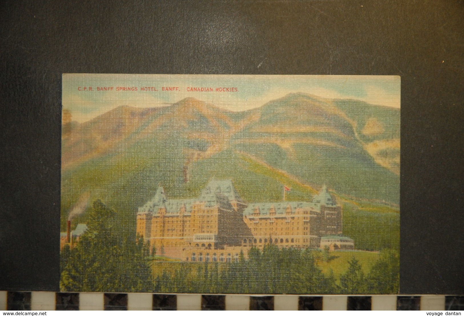 CP, Amérique, CANADA CPR BANFF  Springs Hotel BANFF CAnadian Rockies 1938 Sulfur Mountains - Banff