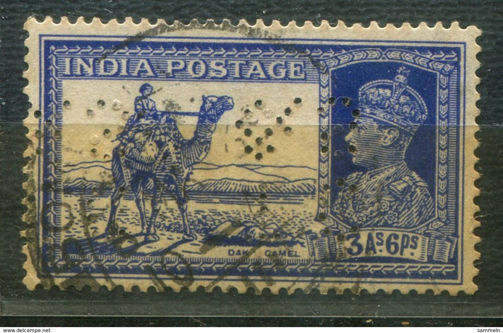 4344 - INDIEN / INDIA - Mi. 153, Perfin "TC / &S" - Gebraucht