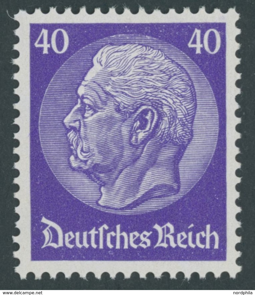 Dt. Reich 472 **, 1932, 40 Pf. Hindenburg, Postfrisch Pracht, Mi. 100.- - Autres & Non Classés