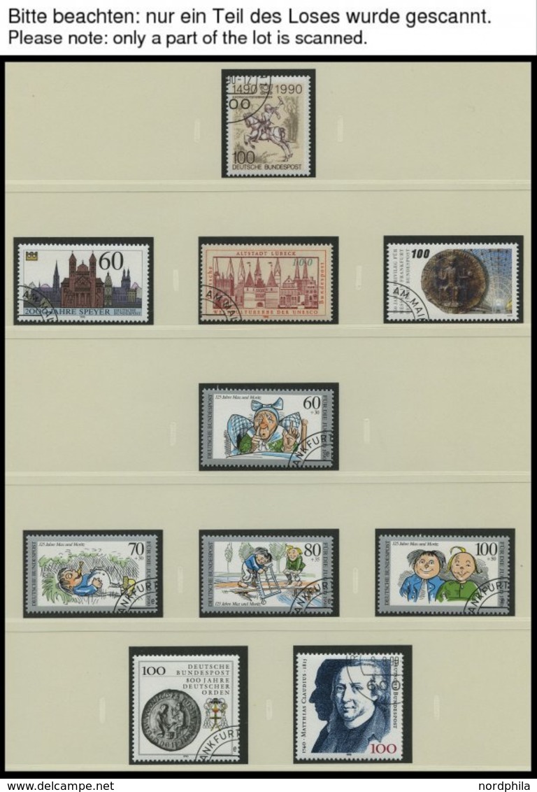 JAHRGÄNGE 1444-1581 O, 1990/1, 2 Komplette Jahrgänge, Pracht - Used Stamps