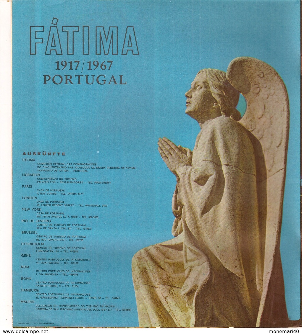 FÁTIMA (PORTUGAL) - 50e ANNIVERSAIRE - 1967