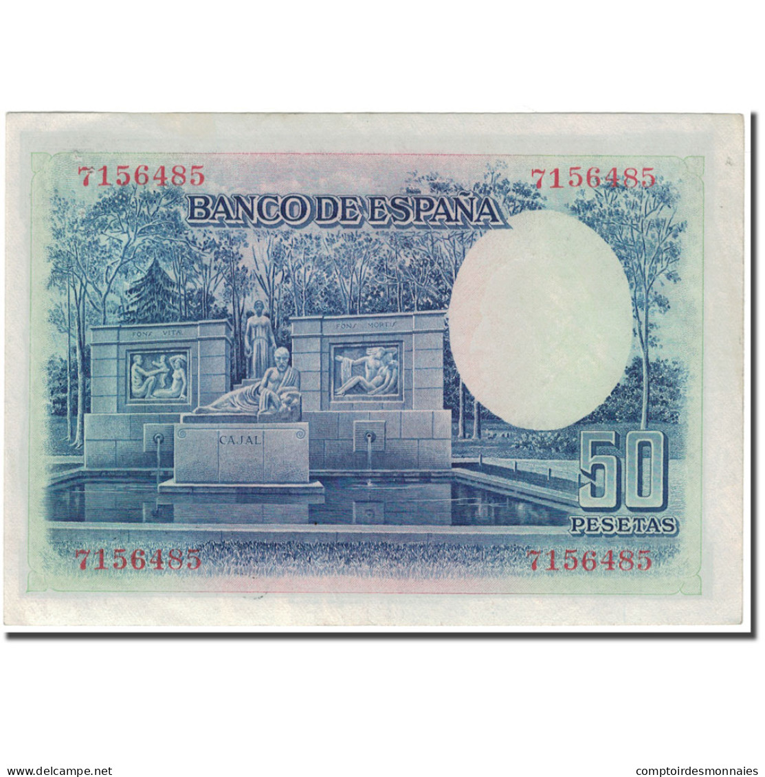 Billet, Espagne, 50 Pesetas, 1935-07-22, KM:88, SUP - 50 Peseten