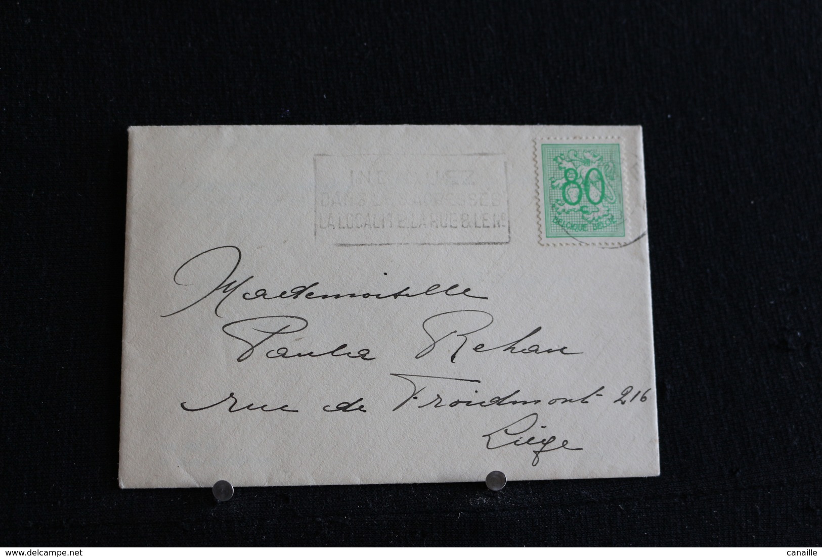 Tu-44 / Marcophilie (Lettres) - Enveloppe, Lettre Du Dendiste E. Rahier, Quai De L'ourthe Envoie De Liège - Belgique - Transit Offices