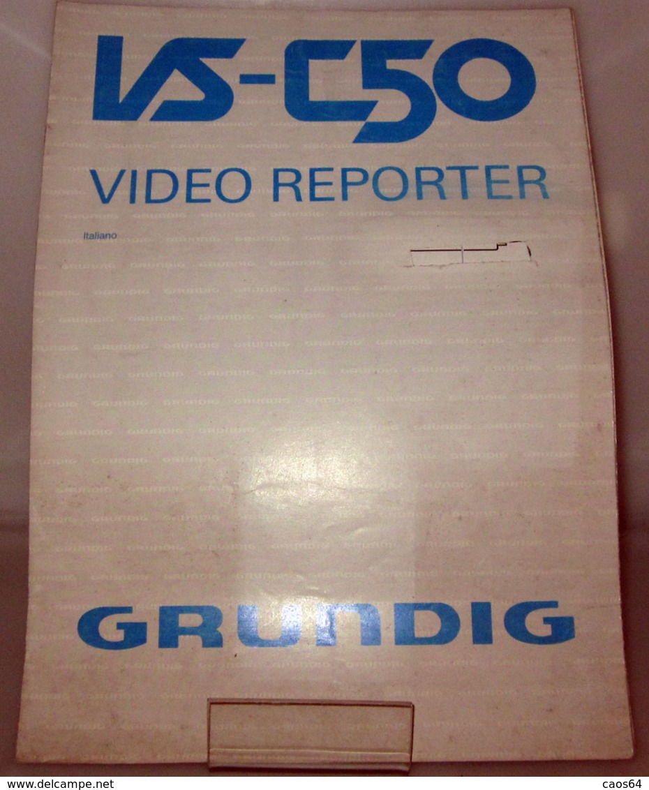 GRUNDIG VS-C50 MANUALE - Camcorder