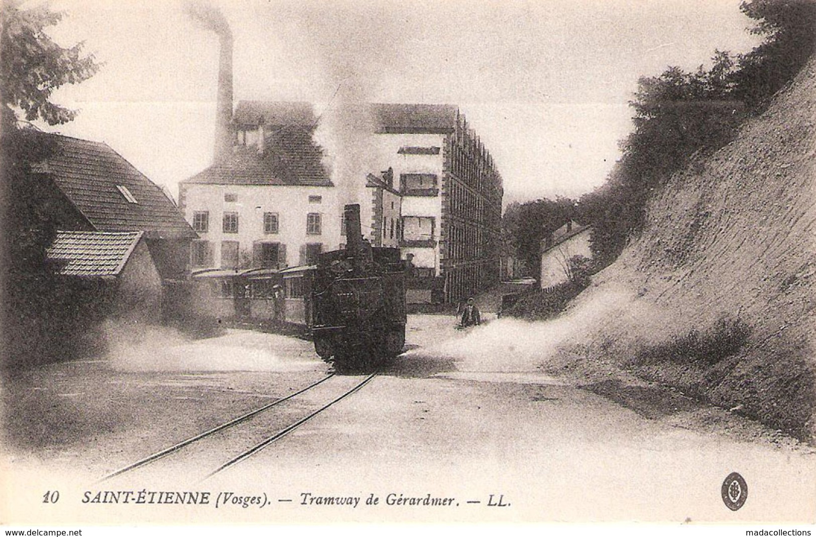 Saint-Étienne-lès-Remiremont (88 - Vosges)  Le Tramway De Gérardmer - Saint Etienne De Remiremont