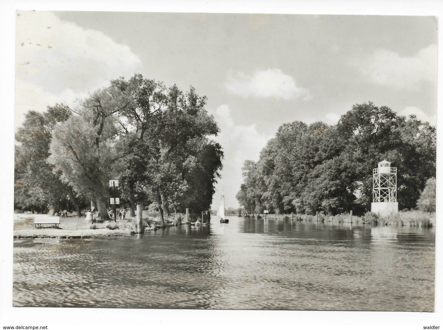 2120  UECKERMÜNDE, HAFENEINFAHRT  1971 - Ückermünde