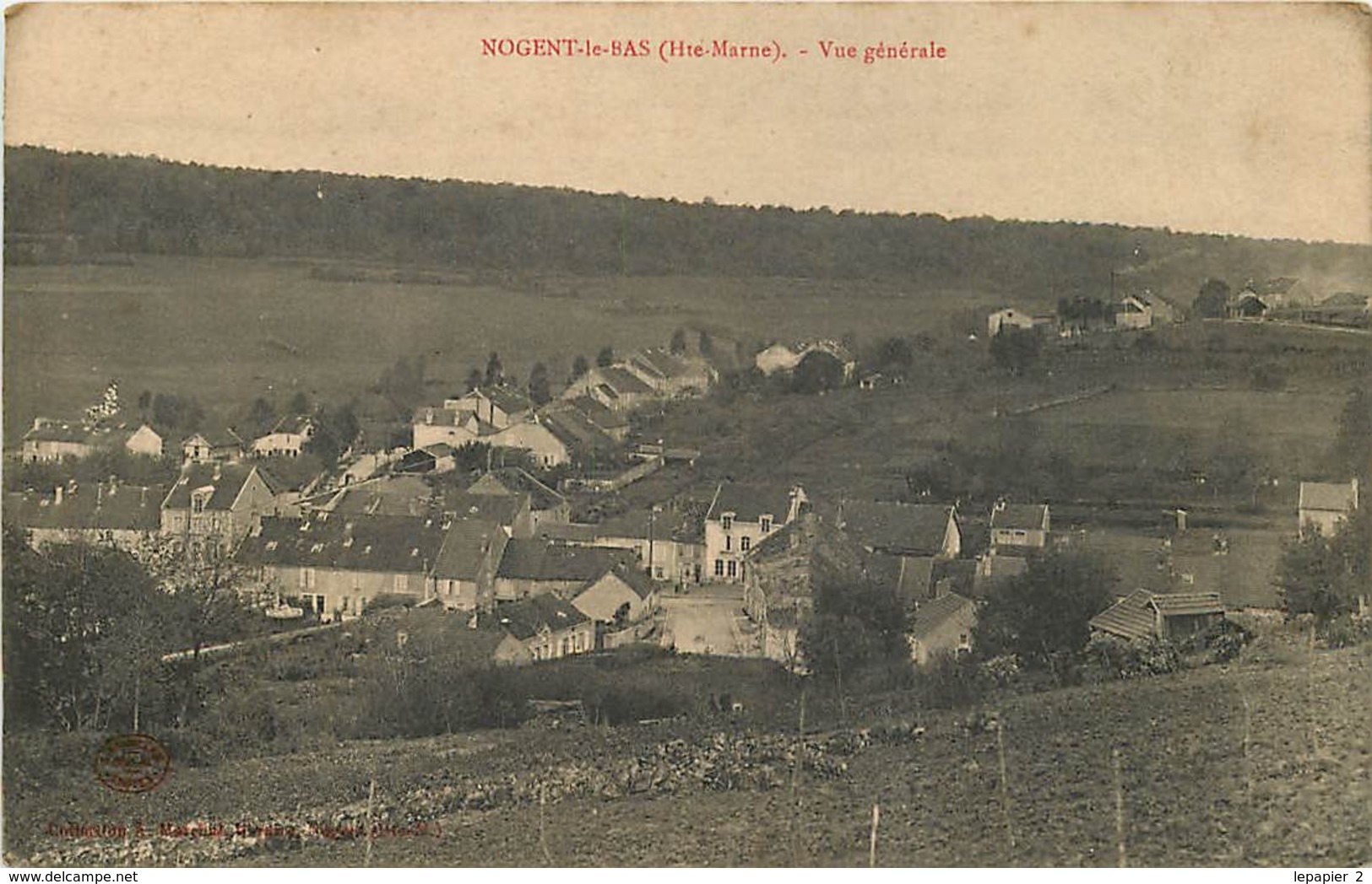 52 NOGENT LE BAS Vue Générale CPA - Nogent-en-Bassigny