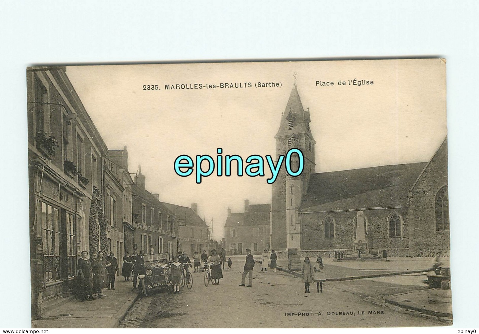 72 - MAROLLES LES BRAULTS - VENTE à PRIX FIXE - Place De L'église - Marolles-les-Braults