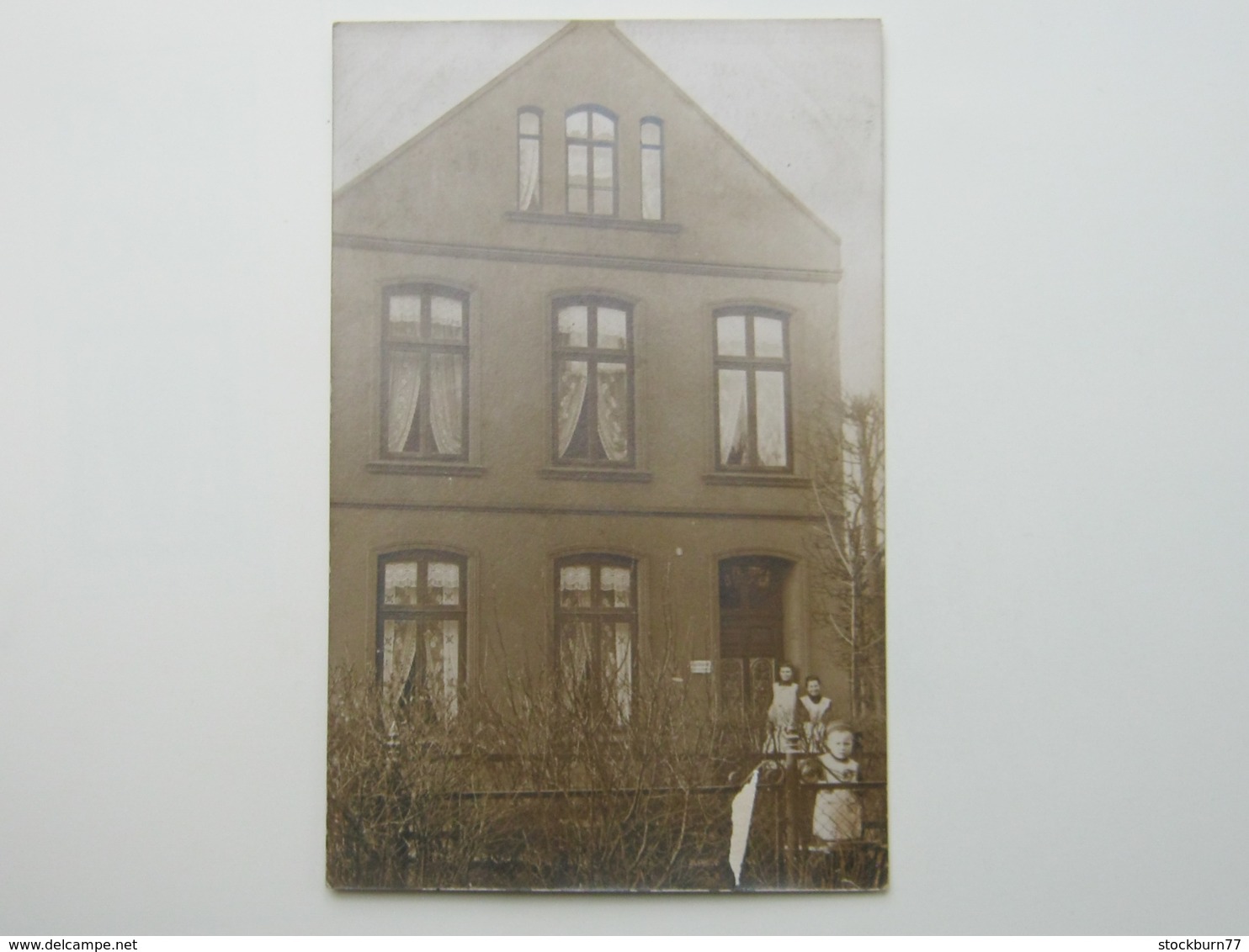 NORDEN , Fotokarte  Hausnummer 4 Karl Ochertal ,  Schöne Karte 1911   Mit Marke +  Stempel - Norden