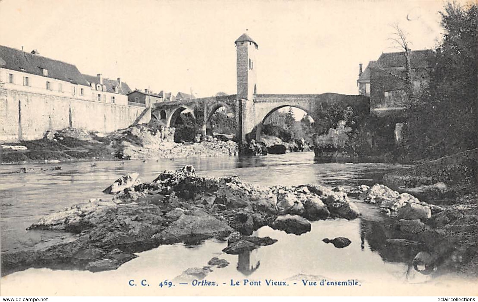 Orthez      64           Le Pont Vieux       (voir Scan) - Orthez
