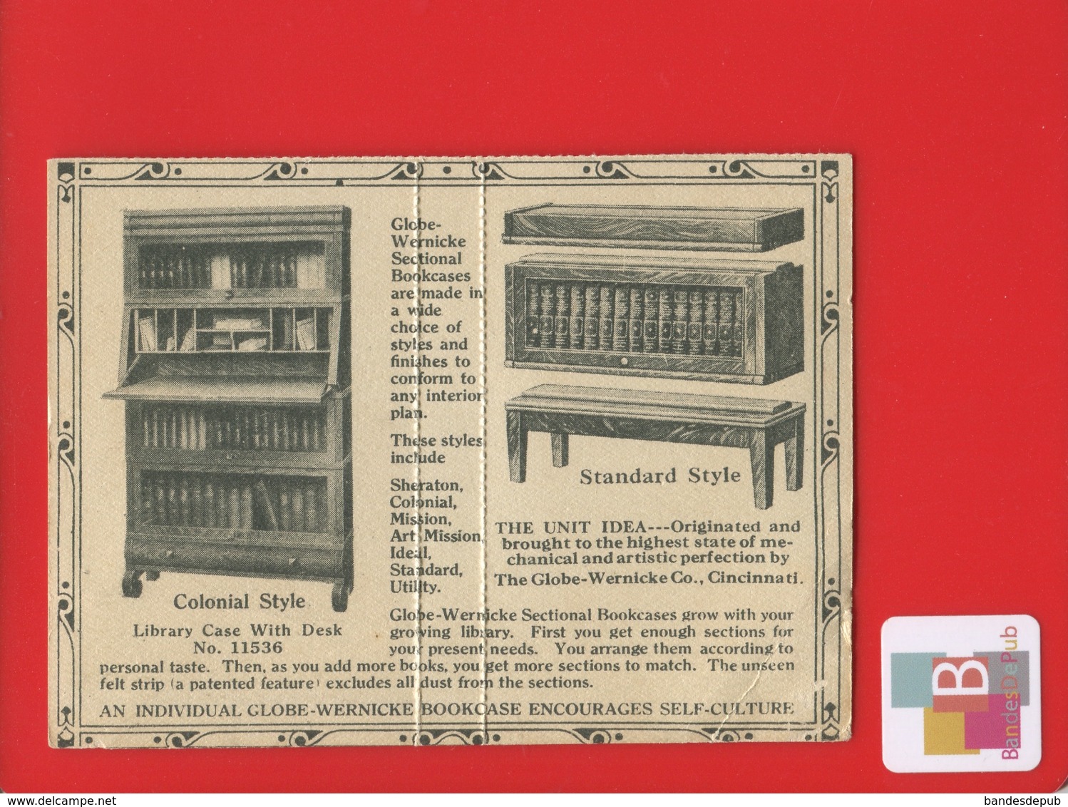 EX LIBRIS ILLUSTRÉ ANGLAIS CYGNES A PLIER Dos Bibliothèque Style Colonial Et Standard - Exlibris