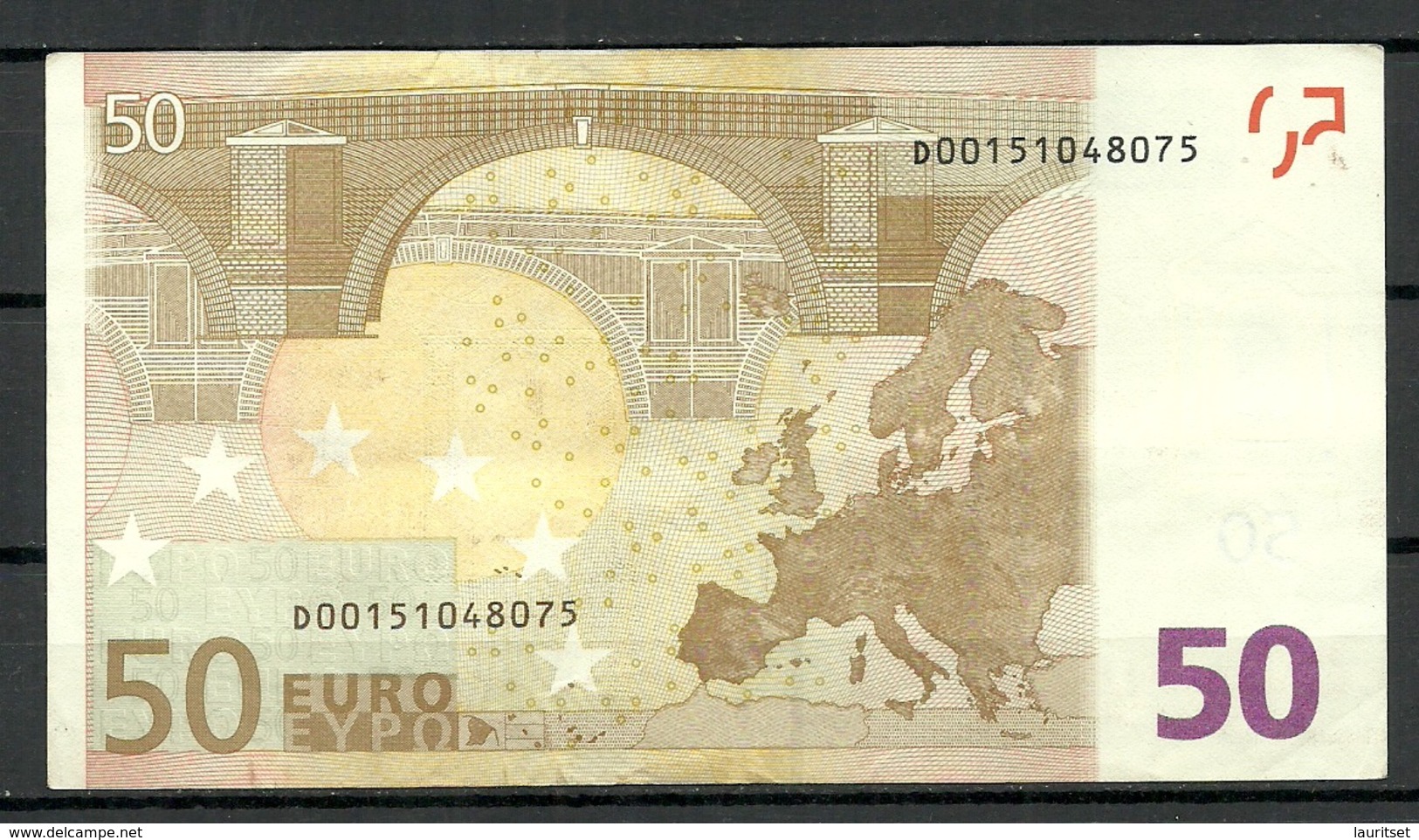 ESTONIA Estonie Estland 50 EURO 2002 D-Serie Banknote RO51B2 - 50 Euro