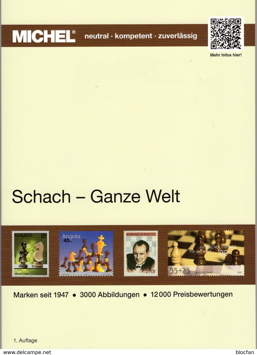 MICHEL-Katalog Schach 2018/2019 Neu 49€ Schachspiel Stamps Catalogues Chess Of All The World ISBN 978-395402-244-1 - Knowledge