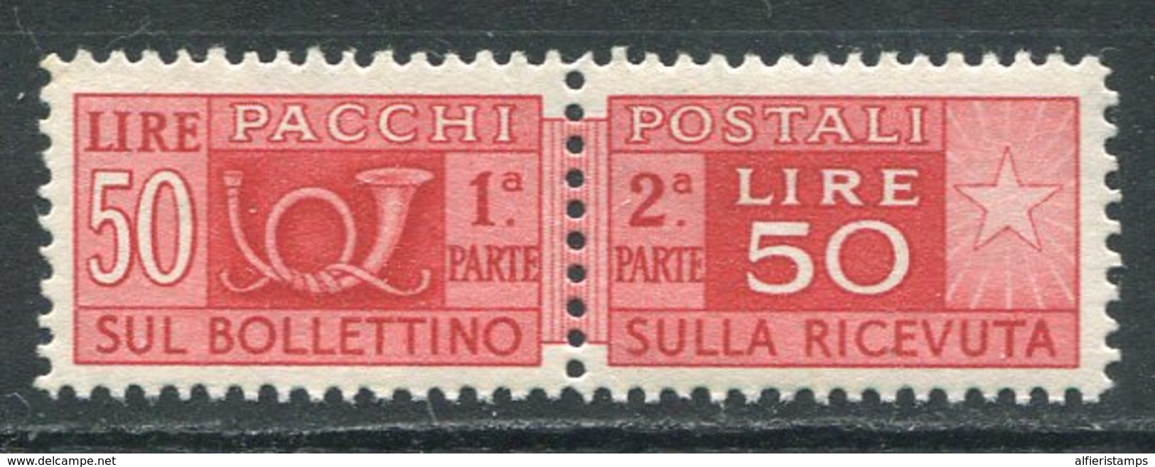 1946/51- P.P.50 LIRE RUOTA- M.N.H.- LUXE !! - Postal Parcels