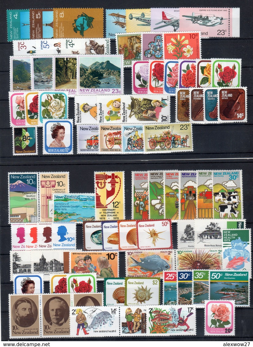 Nuova Zelanda 1968/1984 Lotto Serie Complete ** MNH / VF - Collections, Lots & Series