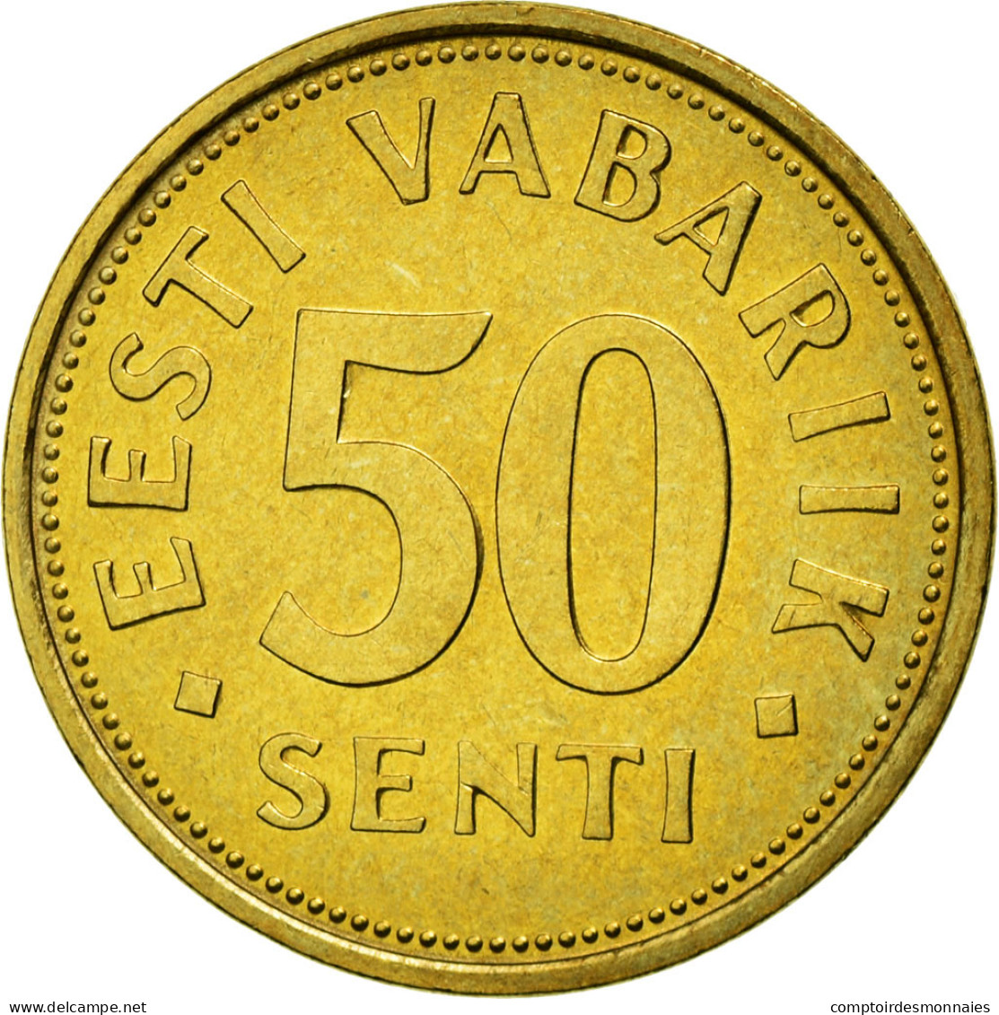 Monnaie, Estonia, 50 Senti, 1992, SPL, Aluminum-Bronze, KM:24 - Estonia