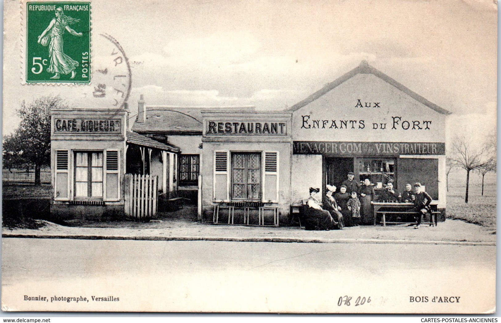 78 BOIS D'ARCY - Café Restaurant AUX ENFANTS DU FORT - Bois D'Arcy