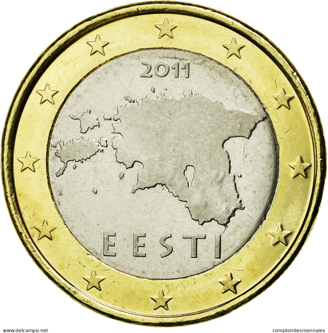 Estonia, Euro, 2011, SUP, Bi-Metallic, KM:67 - Estonia