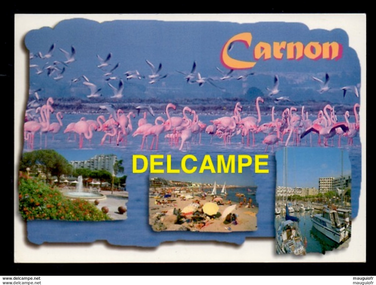 DF / 34  HERAULT / MAUGUIO- CARNON / CARNON-PLAGE / MULTIVUES ET FLAMANS ROSES - Mauguio