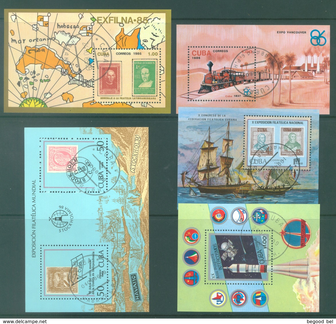 CUBA - 1979-1987 - USED/OBLIT - SMALL COLLECTION 22 BLOCS QUOTATION 112.00 EUR - Lot 18845 - Collections, Lots & Series
