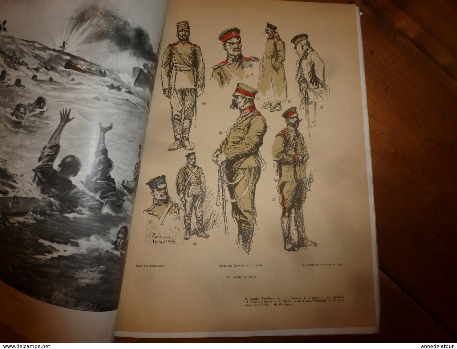 1914-1918  N° 30 LA GUERRE DOCUMENTEE,par Lieutenant-Colonel Le Marchand  (nombreuses photographies,dessins et gravures)