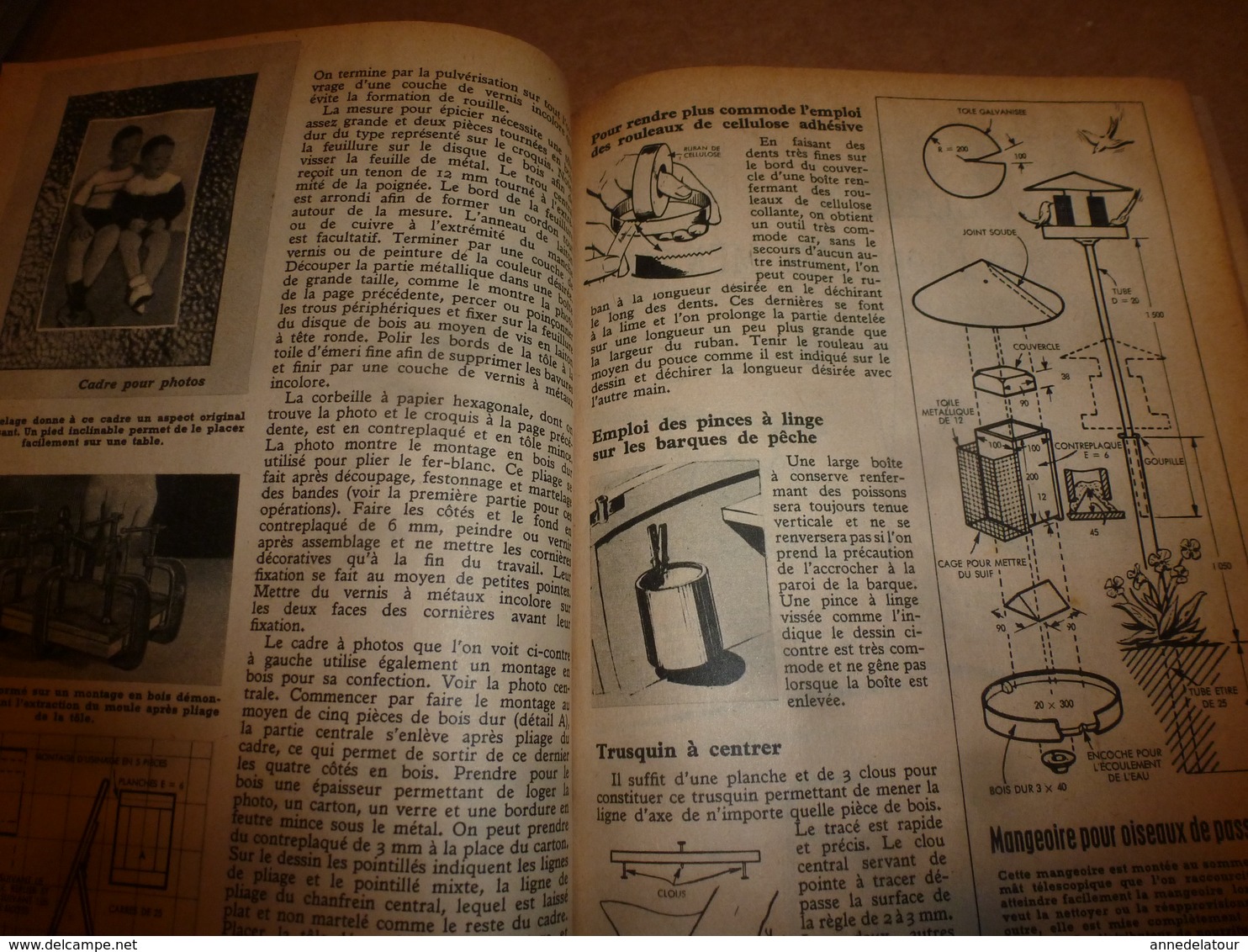 1953 MÉCANIQUE POPULAIRE:Une ferme organisée au TOP du TOP; Comment réutiliser les vieilles boites de conserves;etc