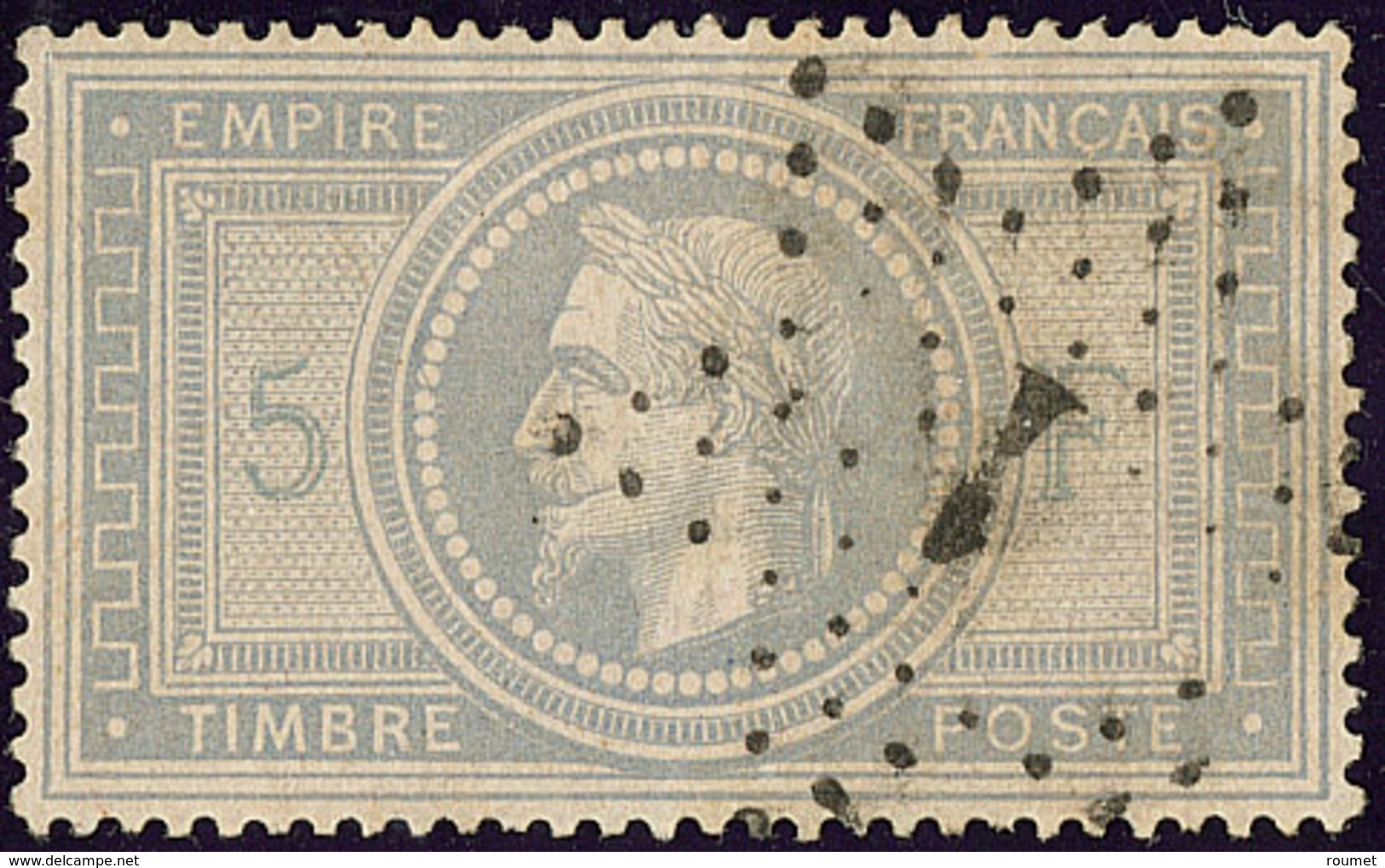 No 33, Obl étoile 1. - TB - 1863-1870 Napoléon III Con Laureles