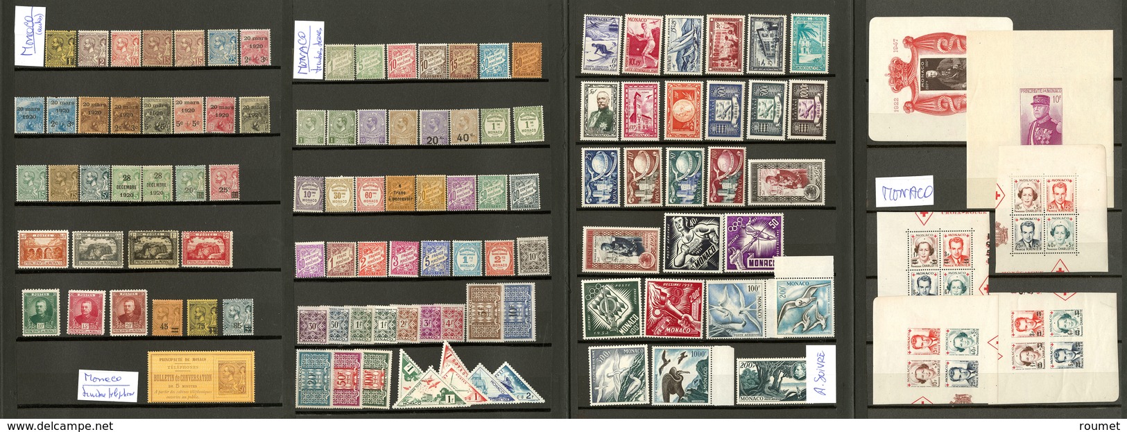 * Lot. 1885-1957 (Poste, PA, Tel., Préos, Taxe, BF), Des Valeurs Moyennes Et Des Ex ** Ou Obl. - TB - Other & Unclassified