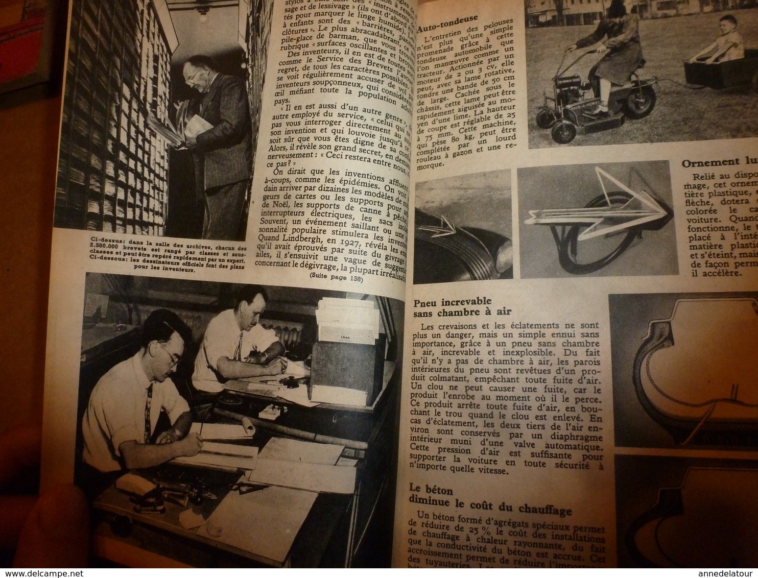 1951 MÉCANIQUE POPULAIRE:Faire sa maison; Construction d'une maison en contre-plaqué;Faire durer le gouttières ;etc