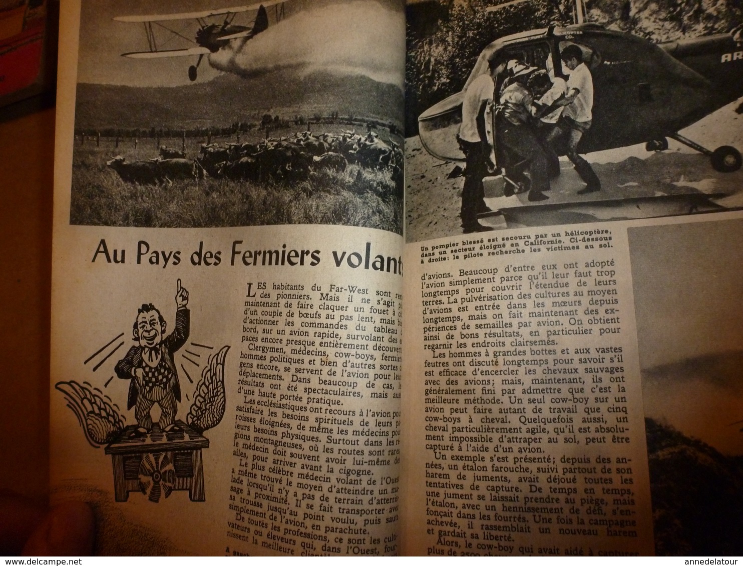 1951 MÉCANIQUE POPULAIRE:Faire sa maison; Construction d'une maison en contre-plaqué;Faire durer le gouttières ;etc