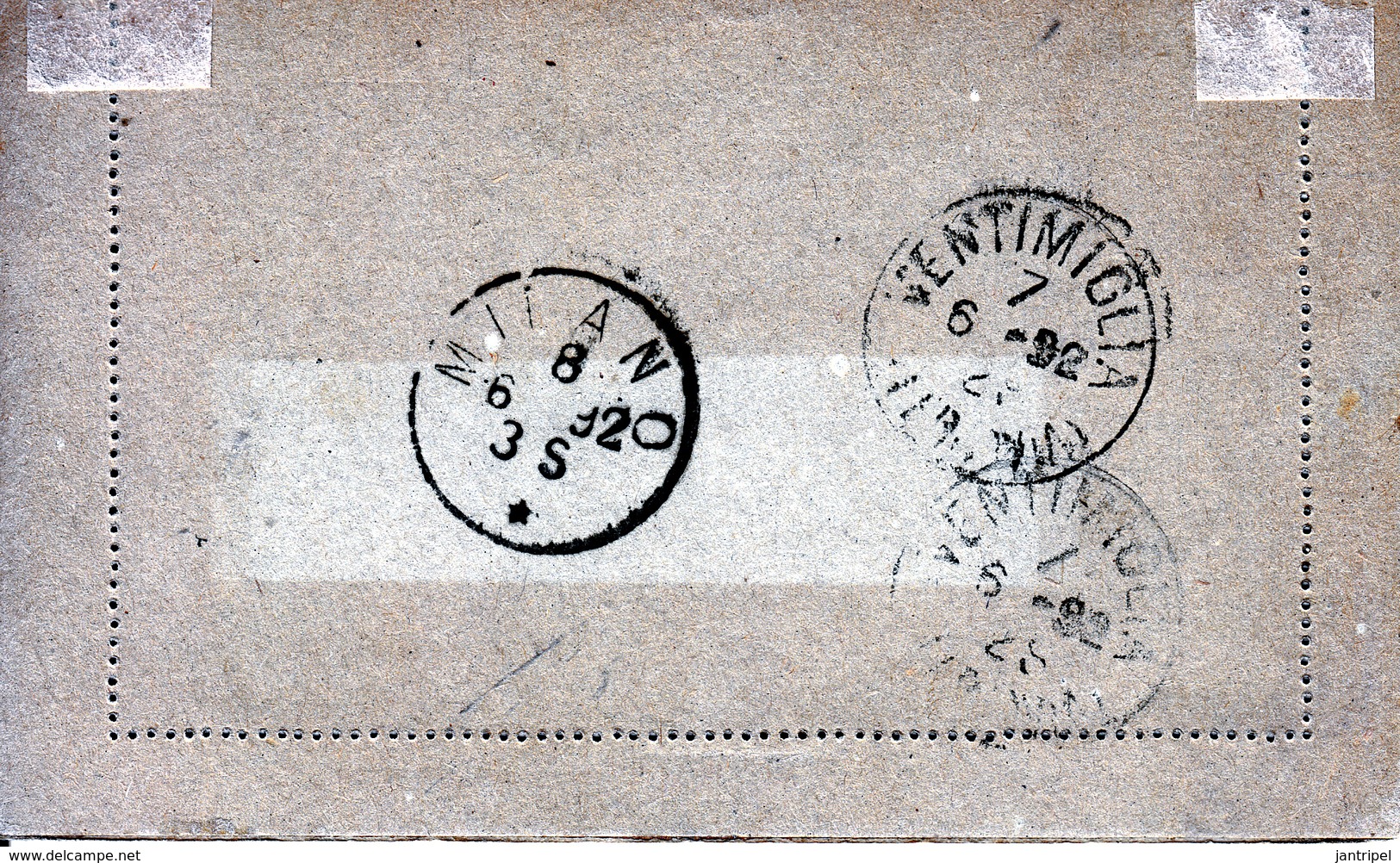 MONACO  1902  POSTCARD 15 C  SEND TO ITALY - Briefe U. Dokumente