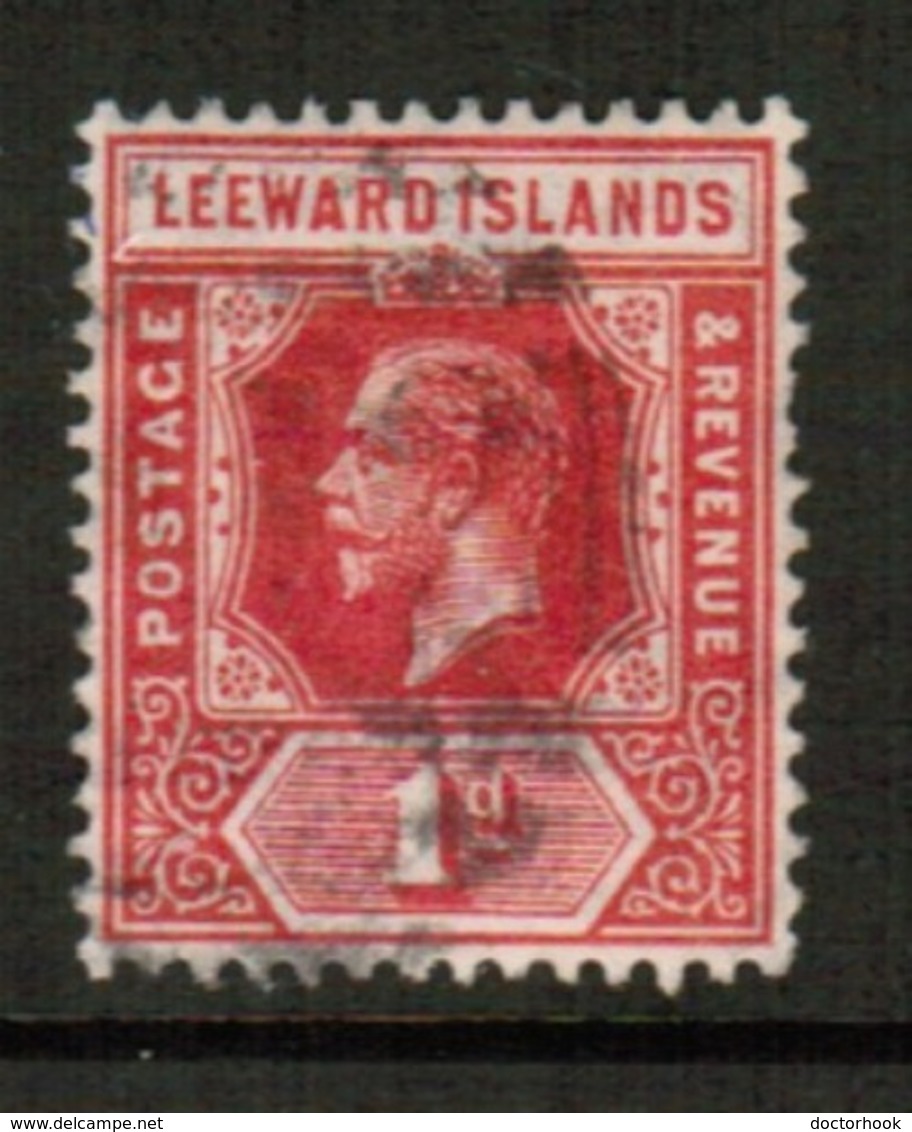 LEEWARD ISLANDS   Scott # 48 VF USED (Stamp Scan # 441) - Leeward  Islands