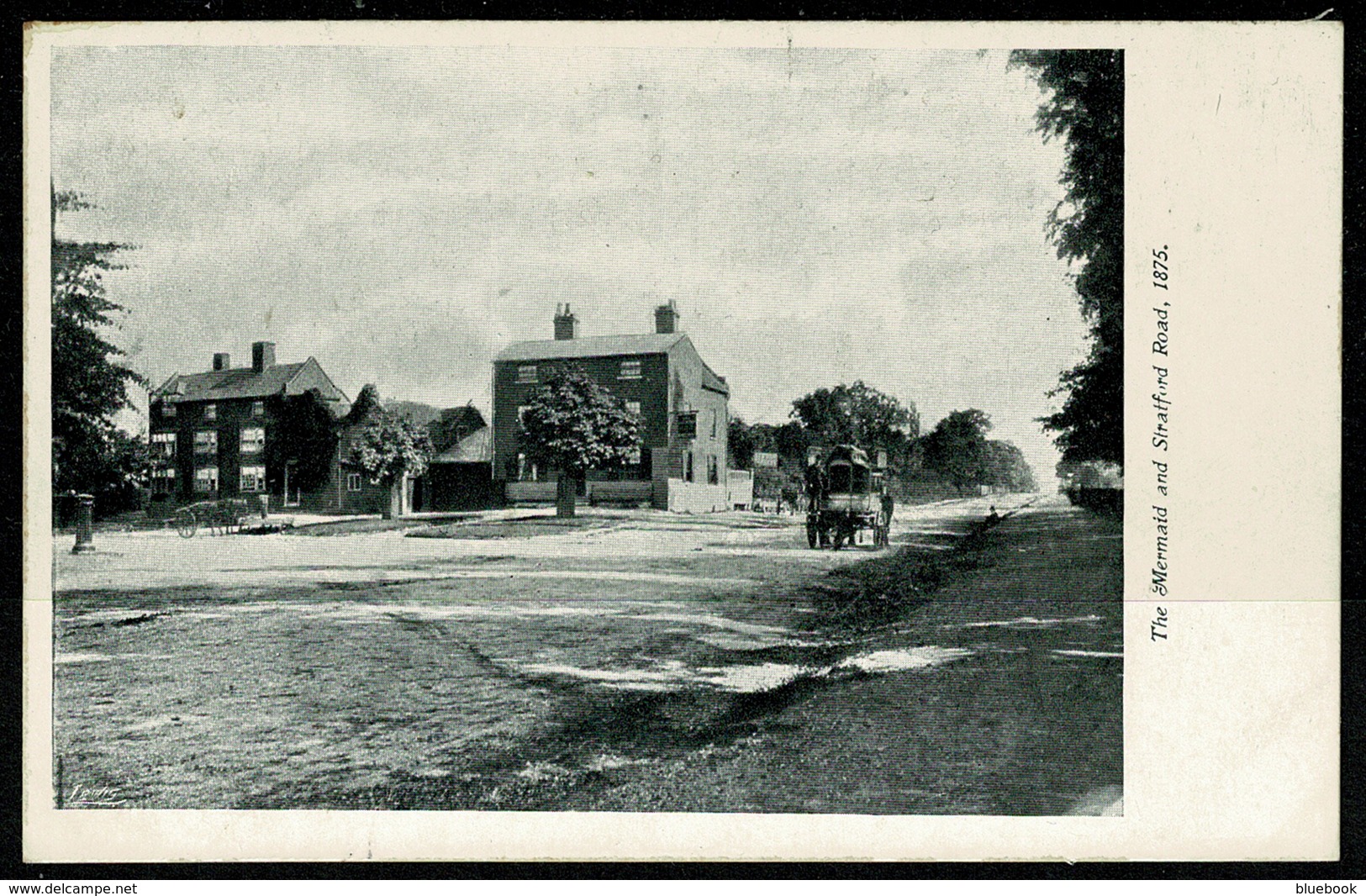 Ref 1261 - Early Postcard - The Mermaid Public House - Stratford Road Sparkbrook Birmingham - Birmingham