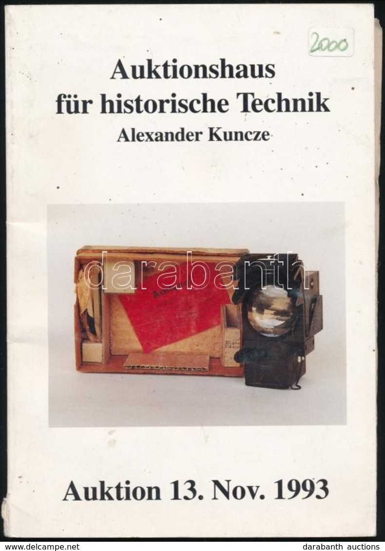 1993 Auktionshaus Für Historische Technik, Aukciós Katalógus - Non Classificati