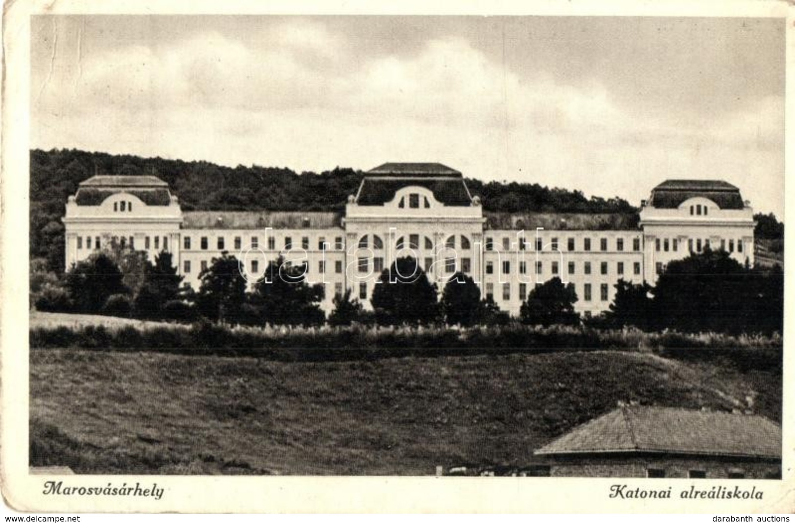 T3 Marosvásárhely, Targu Mures; Katonai Alreáliskola / Military School (kopott Sarkak / Worn Corners) - Ohne Zuordnung