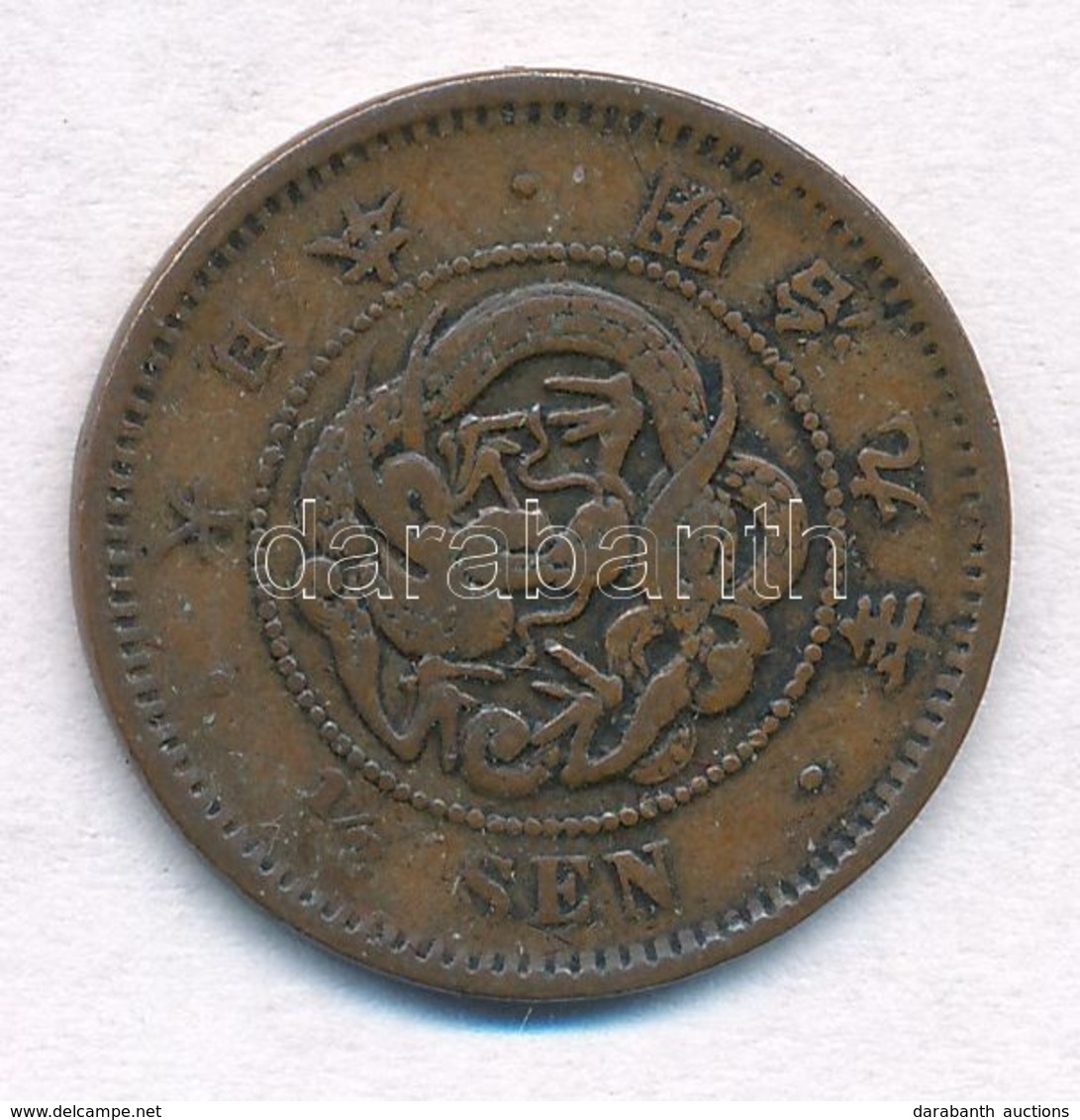 Japán 1876. 1/2s Cu 'Meidzsi' T:2-
Japan 1876. 1/2 Sen Cu 'Meiji' C:VF
Krause KM#16.1 - Unclassified