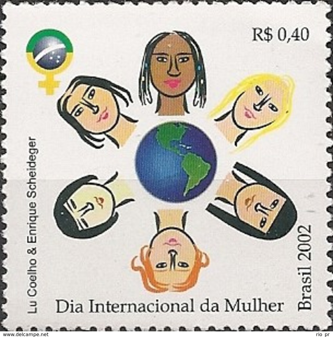 BRAZIL - INTERNATIONAL WOMEN'S DAY 2002 - MNH - Nuovi