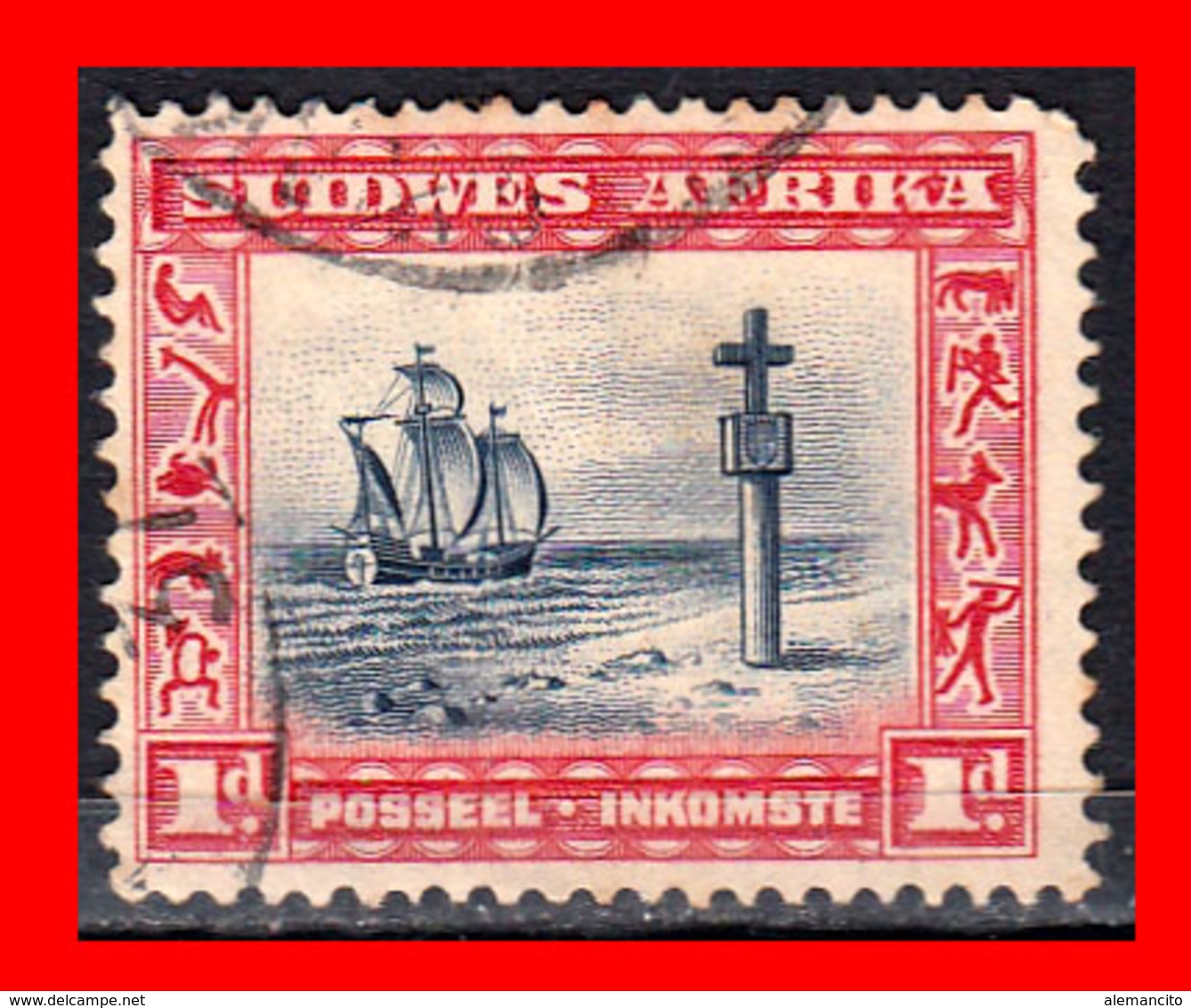 SOUTH AFRICA SELLO AÑO 1927-28  SINGLE, AFRIKAANS - Timbres De Service