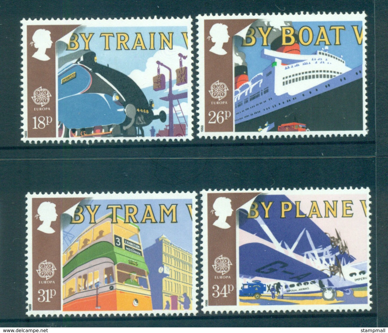 GB 1988 Europa, Transport & Communication MLH Lot53404 - Non Classés