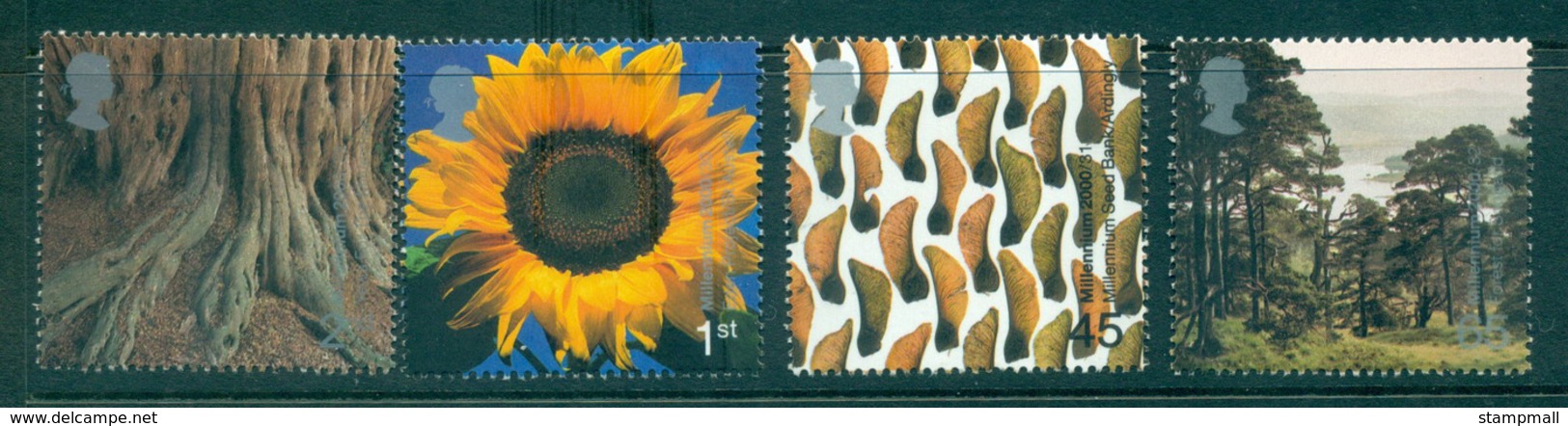 GB 2000 Millenium  Tree & Leaf MUH Lot33068 - Unclassified