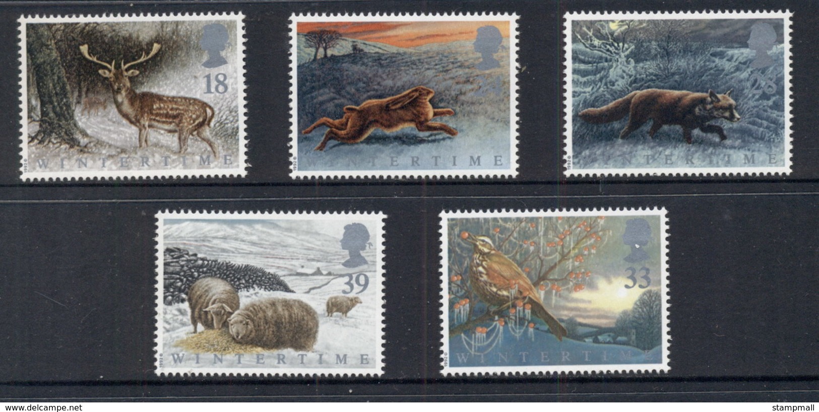 GB 1992 Animals In Winter MUH - Unclassified