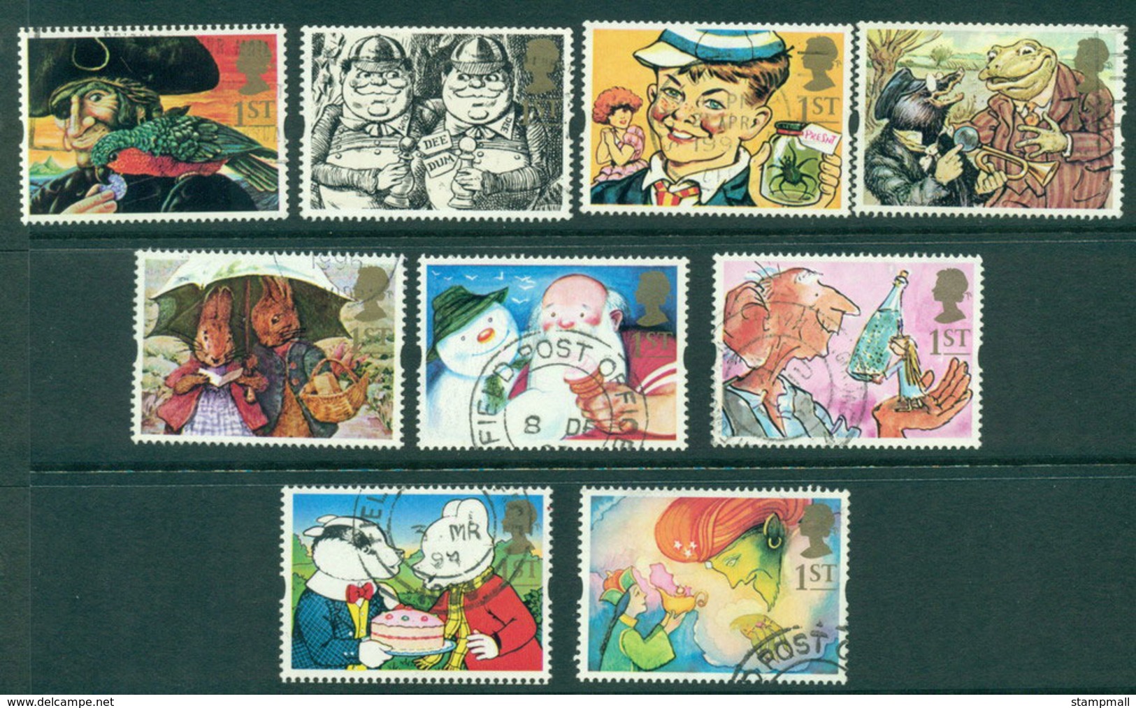 GB 1993 Greetings Stamps (9/10) FU Lot24333 - Ohne Zuordnung