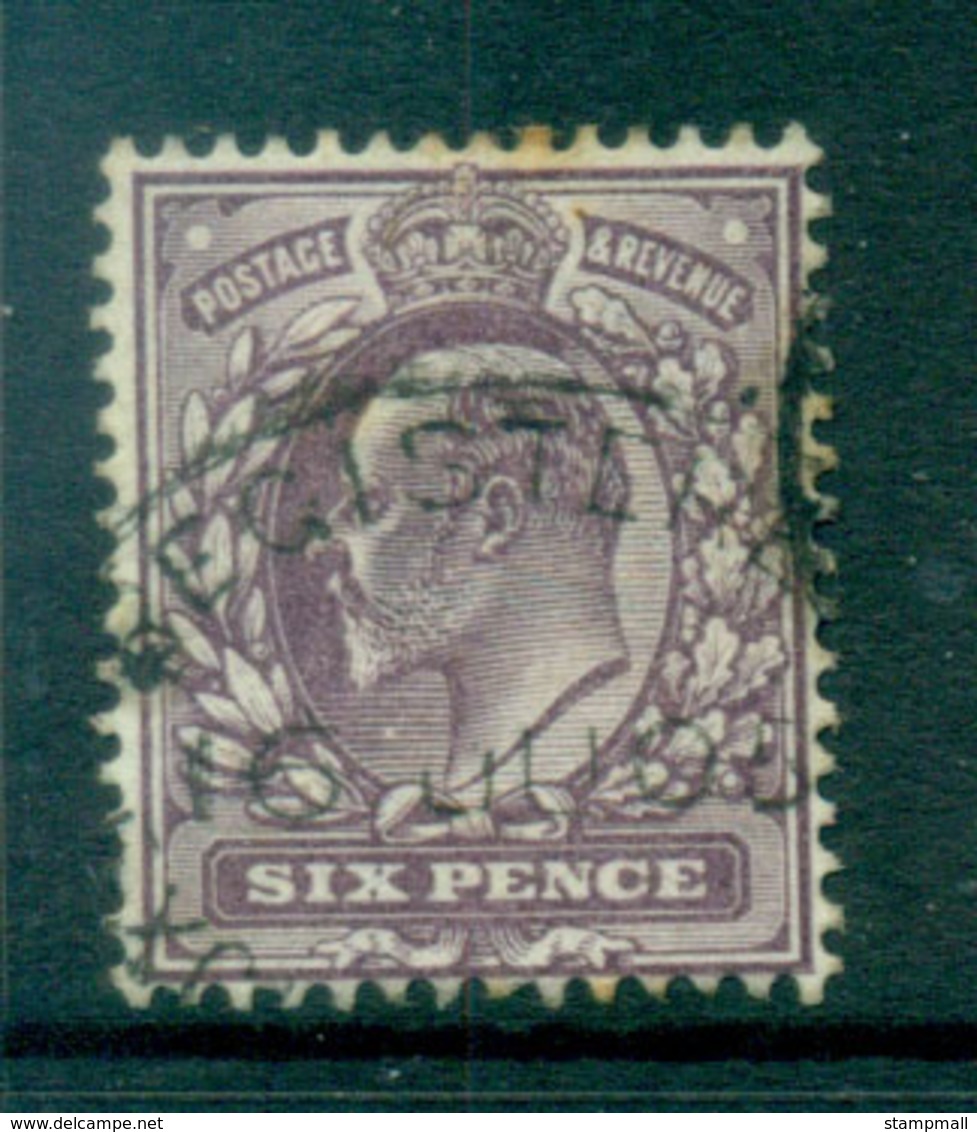 GB 1902-11 KEVII 6d Pale Dull Violet FU Lot66727 - Non Classés