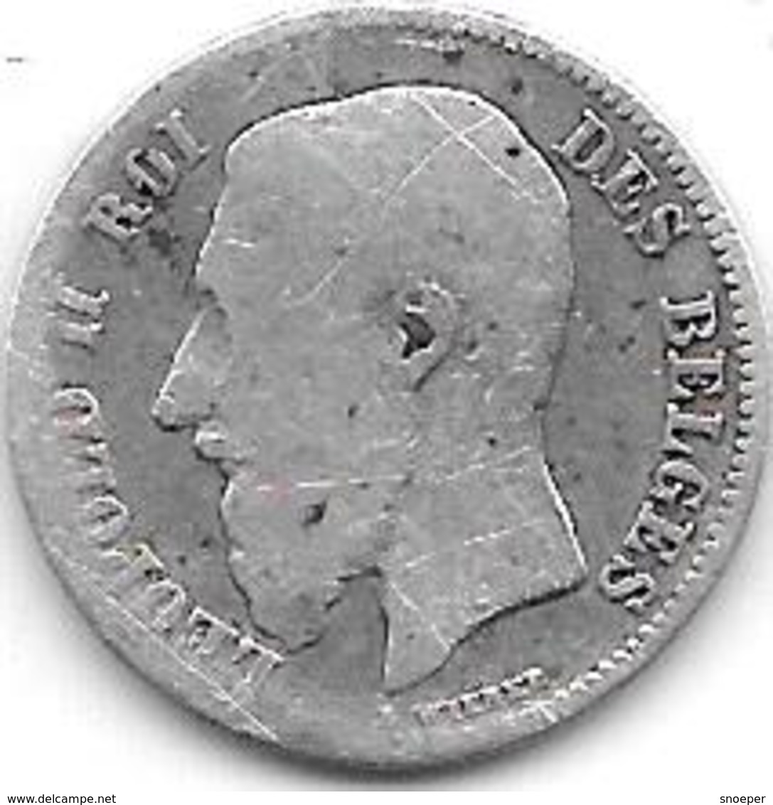 *belguim 50 Centimes  Leopold  II  1899 French  Fr+ - 50 Cents