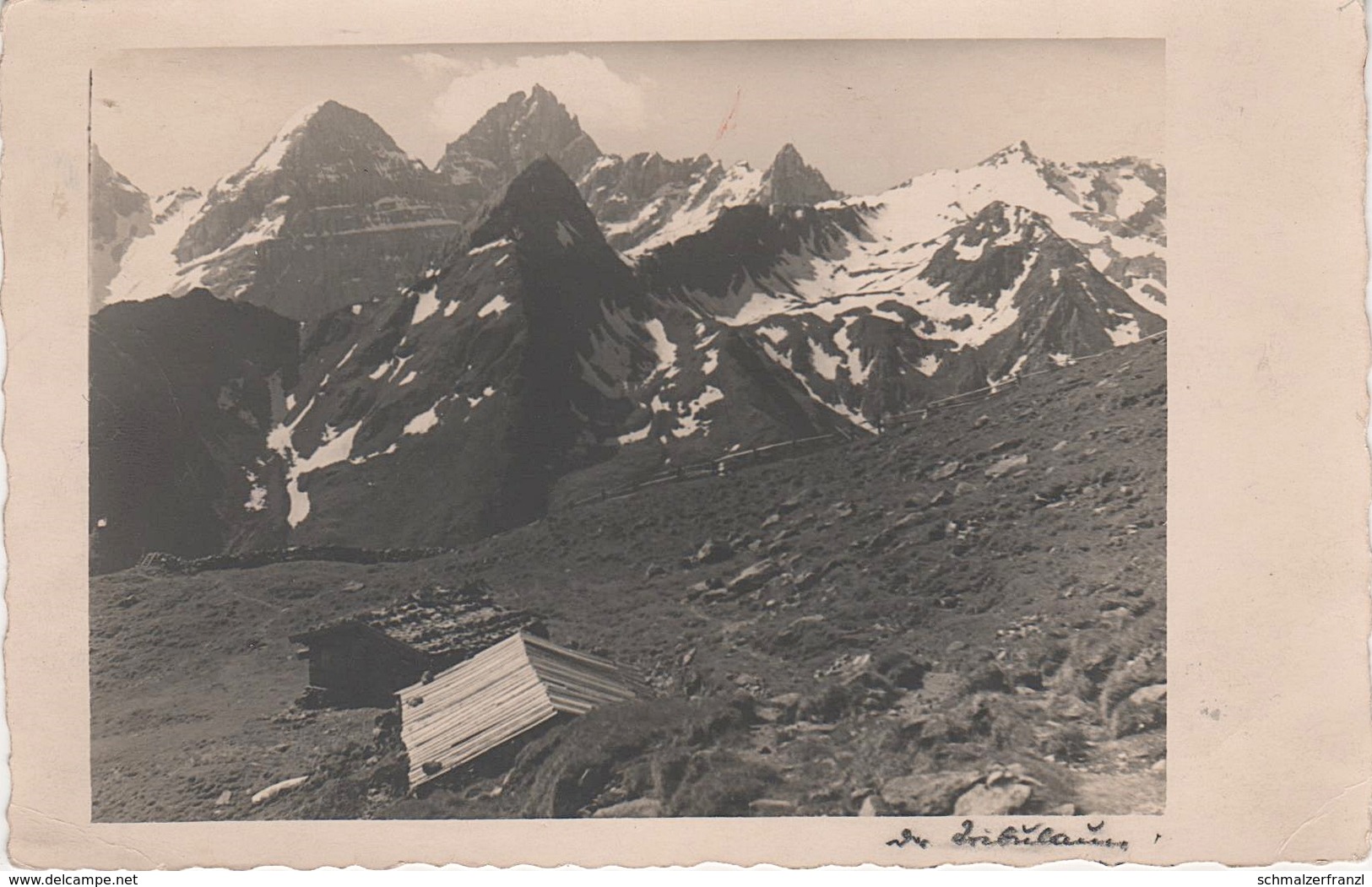 Foto AK Tribulaun Innsbrucker Hütte ? A Gschnitz Gurns Stauden Gschnitztal Stubaital Tirol Österreich Austria Autriche - Neustift Im Stubaital