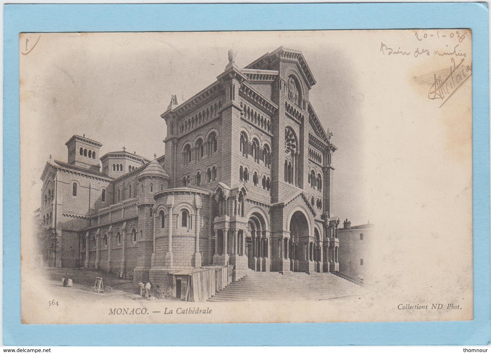 MONACO  -  LA  CATHEDRALE   -  1903   - - Cathédrale Notre-Dame-Immaculée